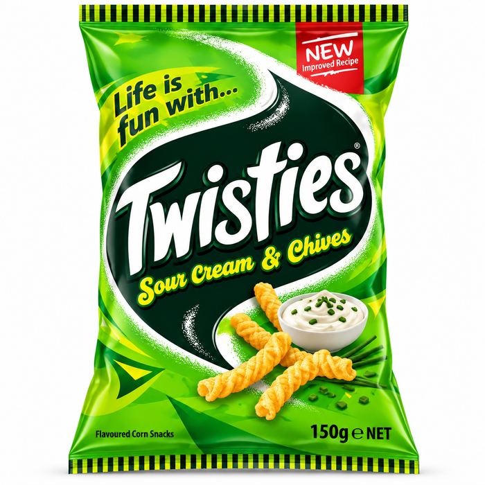 Twisties Sour Cream & Chives 250g