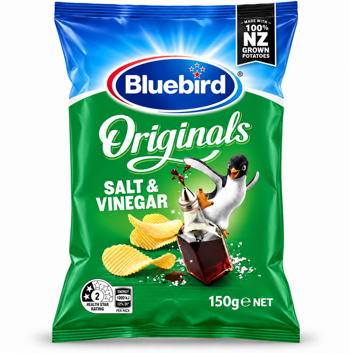 Bluebird Salt & Vinegar 150g